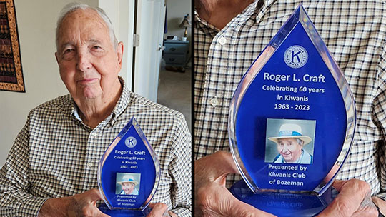 Roger Craft Honored as 60 Year Member